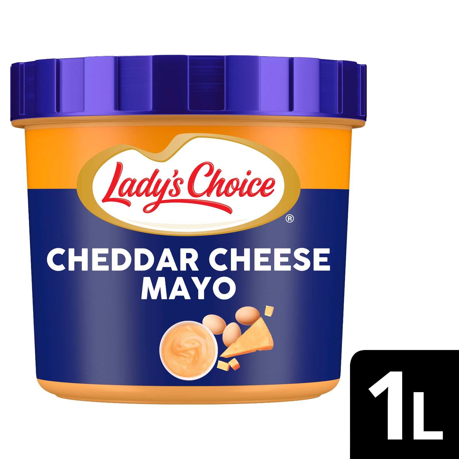 Lady's Choice Cheddar Cheese Mayo 1L - 
